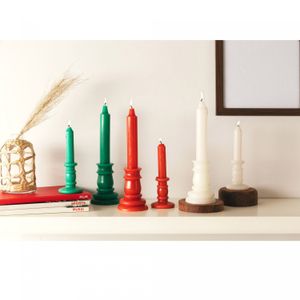 Vela de Parafina Classic Branca 6cm x 6cm x 16,5cm - Wolff