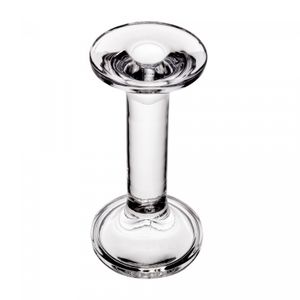 Castiçal para Vela de Vidro Creta 9cm x 9cm x 18,5cm - Wolff