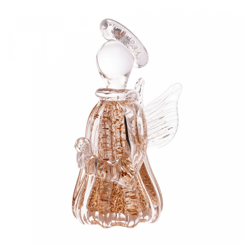 Figura-Decorativa-Anjo-de-Vidro-Italy-Dourado-7cm-x-7cm-x-15cm-Wolff