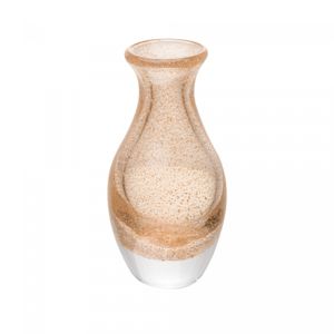 Vaso de Vidro Italy Dourado 10cm x 20cm - Wolff