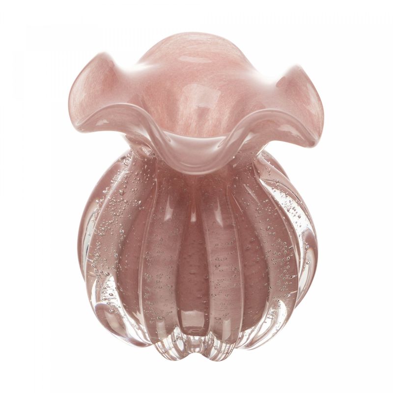 Vaso-Italy-10cm-x-11cm-Rosa-Leitoso-Vidro-Wolff