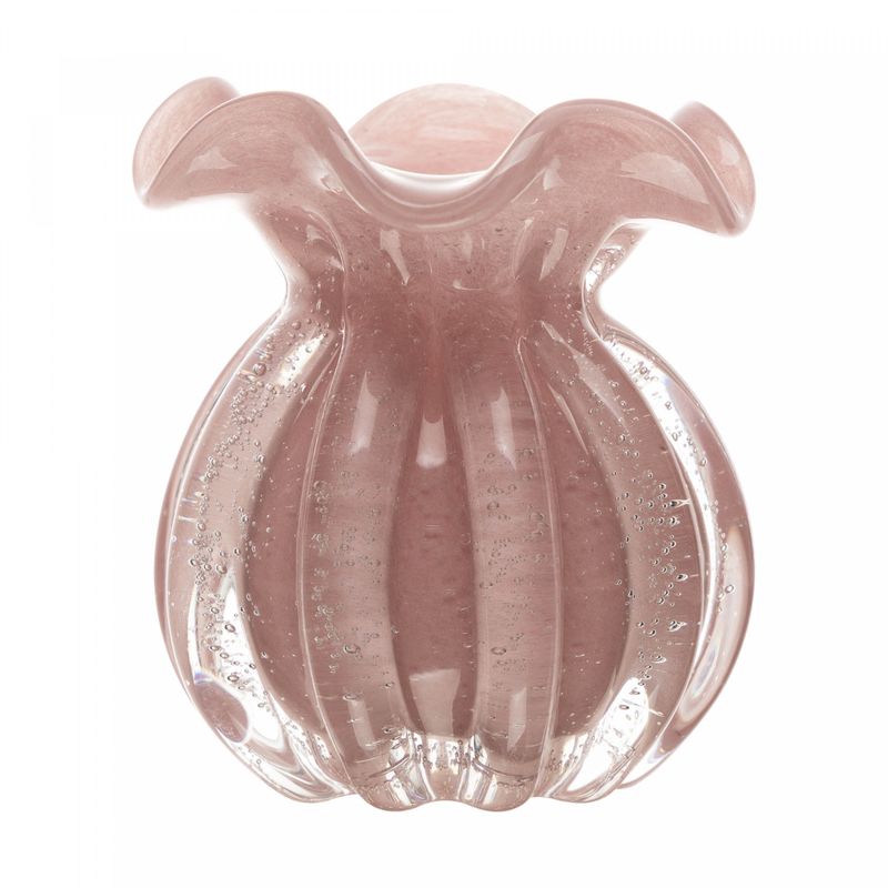 Vaso-Italy-10cm-x-11cm-Rosa-Leitoso-Vidro-Wolff