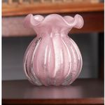 Vaso-Italy-10cm-x-11cm-Rosa-Leitoso-Vidro-Wolff