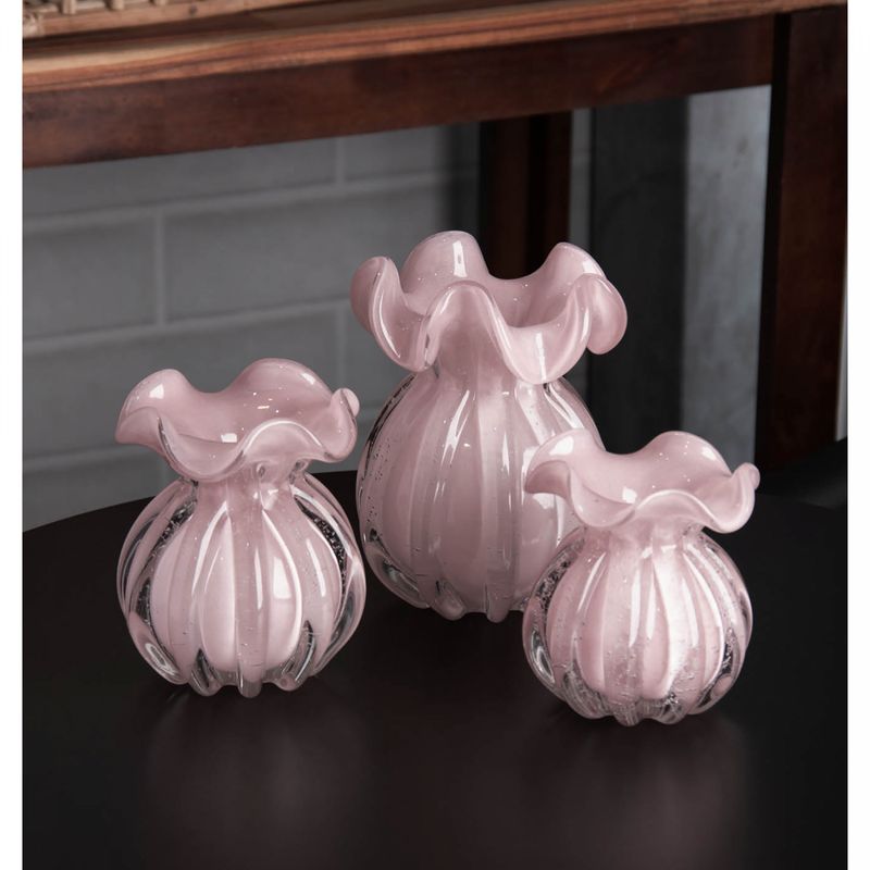 Vaso-Italy-10cm-x-11cm-Rosa-Leitoso-Vidro-Wolff