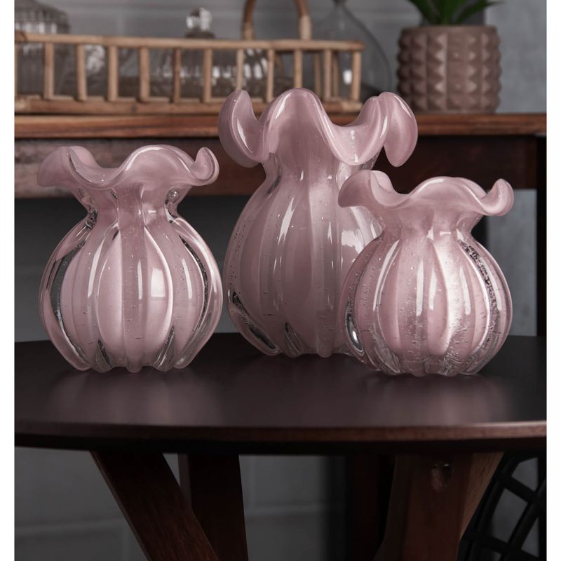 Vaso-Italy-10cm-x-11cm-Rosa-Leitoso-Vidro-Wolff