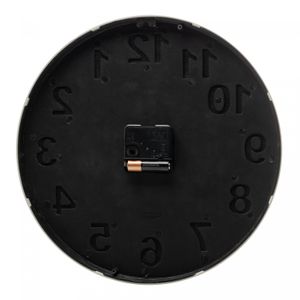 Relógio de Parede Infinite 30,5cm x 4,5cm Preto Plástico - Wolff