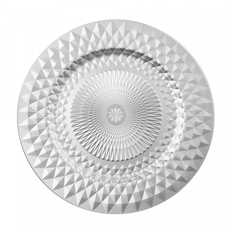Sousplat-Roman-33cm-Prateado-Plastico-Wolff