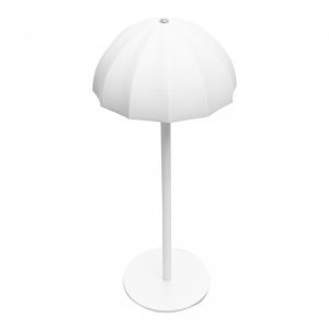Luminária de Mesa Led 3 Tons Usb Sombria 15cm x 15cm x 34cm Branca Plástico - Wolff