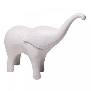 Figura Decorativa Elefante 32,5cm x 10cm x 26cm Resina - Wolff