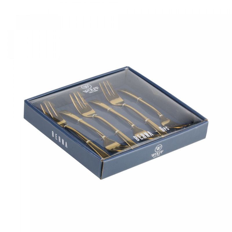 Conjunto-6-Garfos-de-Bolo-de-Aco-Inox-Berna-Dourado-Wolff