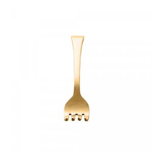 Conjunto 6 Garfos de Sobremesa de Aço Inox Berna Dourado - Wolff