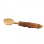 Conjunto-4-Colheres-de-Cafe-de-Aco-Inox-com-Cabo-de-Bambu-Dourado-Wolff
