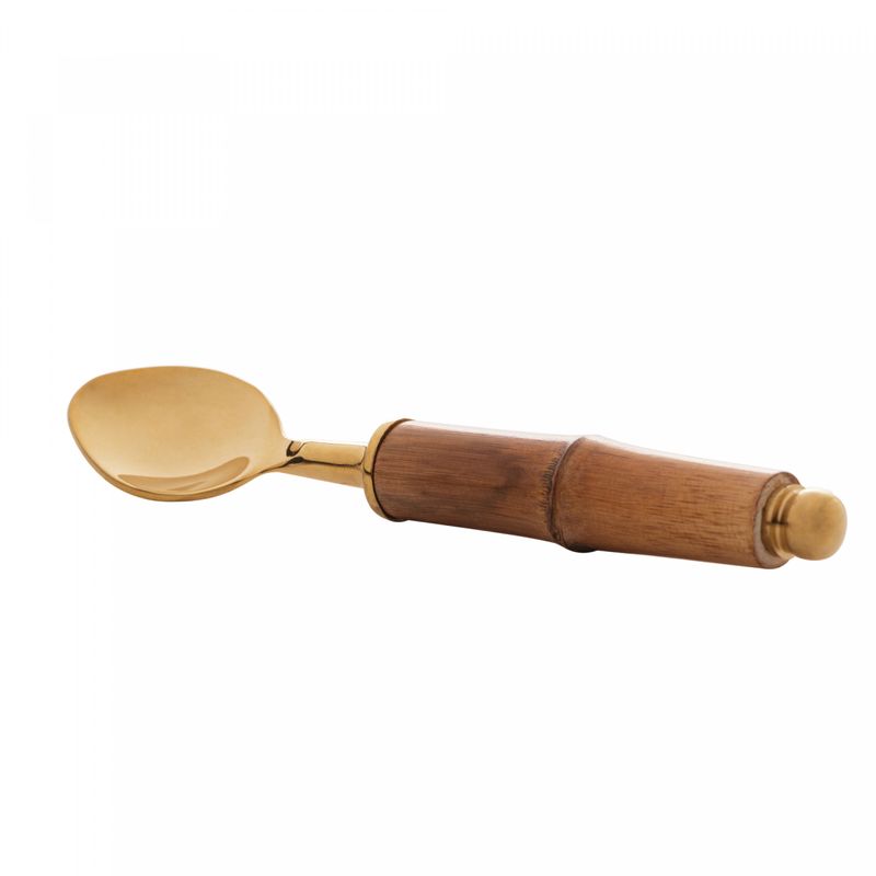 Conjunto-4-Colheres-de-Cafe-de-Aco-Inox-com-Cabo-de-Bambu-Dourado-Wolff