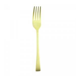 Conjunto 6 Garfos para Mesa de Aço Inox Berna Champanhe Fosco - Wolff