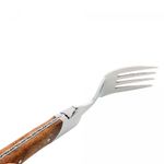 Conjunto-de-4-Garfos-para-Mesa-com-Cabo-de-Madeira-e-Aco-Inox-225cm-Wolff