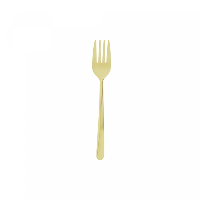 Conjunto-7-Pecas-Espatula-para-Bolo-e-6-Garfos-para-Sobremesa-Viena-Dourado-Aco-Inox-Wolff