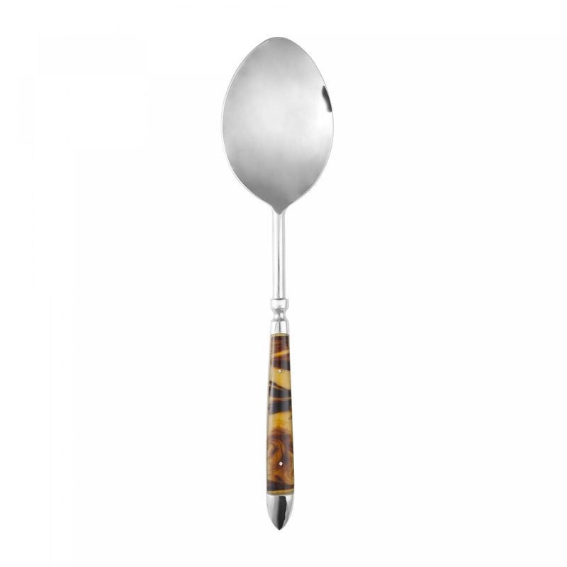 Colher-para-Servir-de-Aco-Inox-com-Cabo-de-Resina-28cm-Wolff