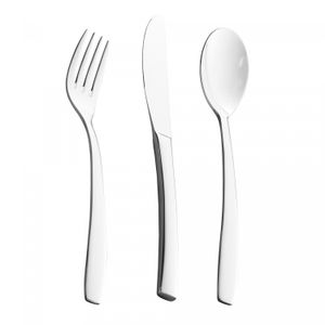 Faqueiro 101 Peças de Aço Inox sem Estojo London - Wolff