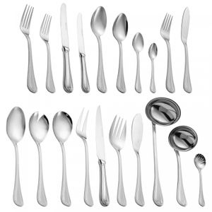 Faqueiro 130 Peças de Aço Inox com Estojo Geneve - Wolff