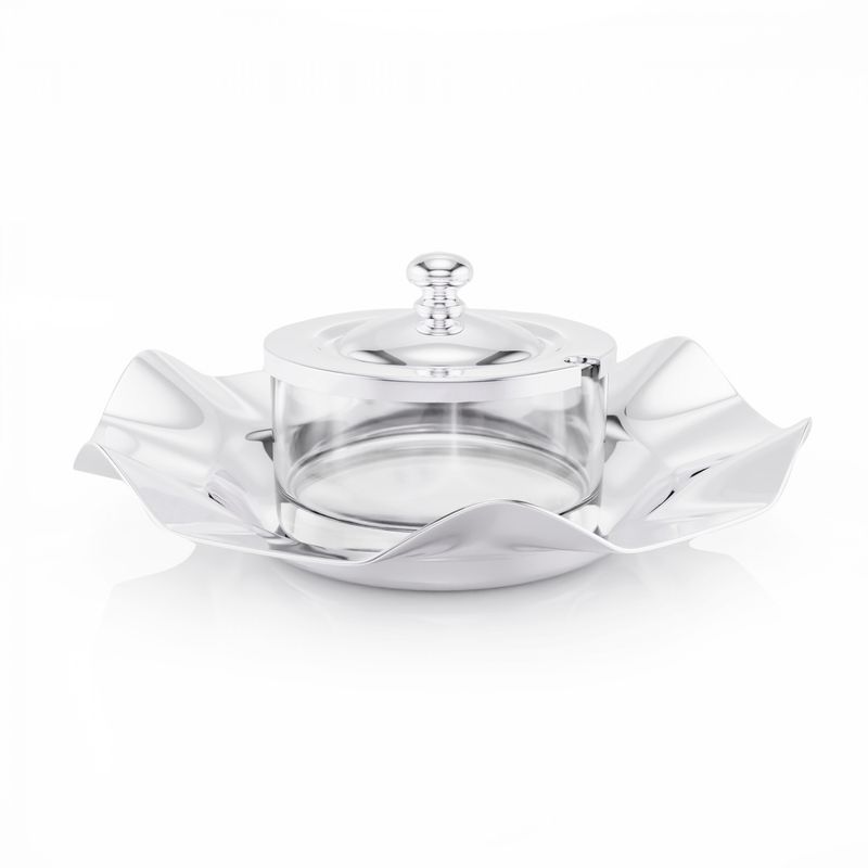 Porta-Geleia-e-Pates-de-Aco-Inox-Bonbon-Prateado-17cm-x-17cm-x-8cm-Wolff