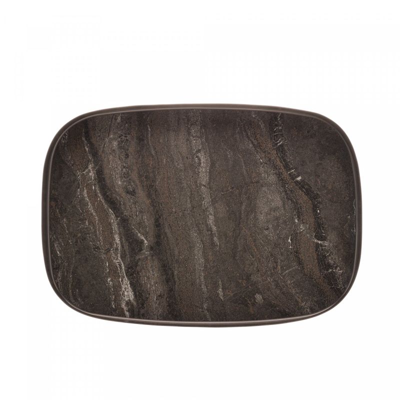 Bandeja-Retangular-Escovada-com-Fundo-de-Madeira-Cosmos-Matt-Black-38cm-x-24cm-Wolff