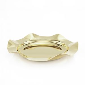 Bandeja Decorativa Bonbon Champanhe 33cm x 6,5cm - Wolff