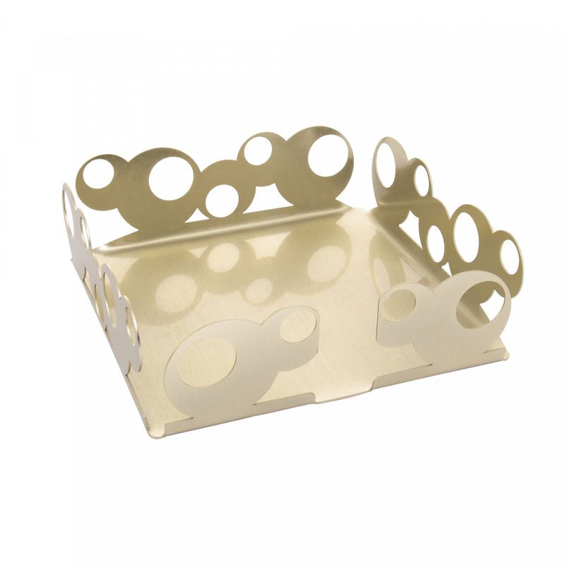 Porta-Guardanapos-de-Aco-Inox-Bubbles-Champanhe-17cm-x-17cm-x-5cm-Wolff
