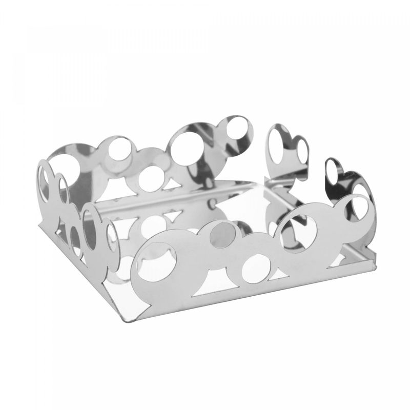 Porta-Guardanapos-de-Aco-Inox-Bubbles-17cm-x-17cm-x-5cm-Wolff