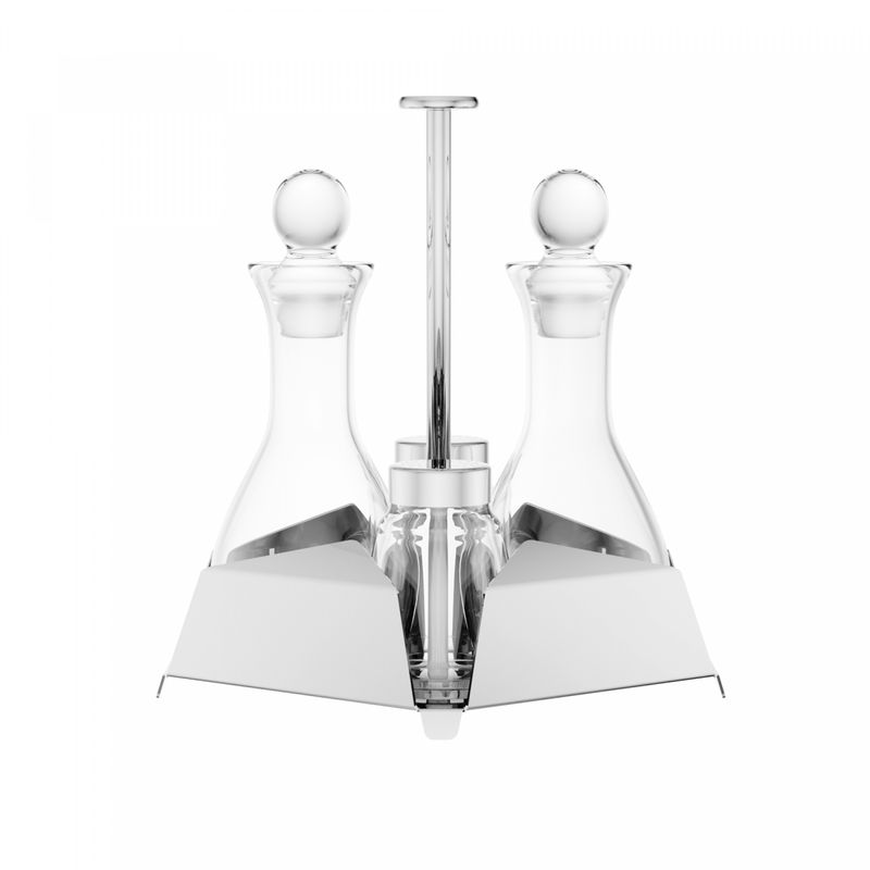 Petisqueira-Dupla-de-Vidro-com-Suporte-Italy-Champanhe-24cm-x-10cm-x-6cm-Wolff