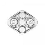 Petisqueira-Dupla-de-Vidro-com-Suporte-Italy-Champanhe-24cm-x-10cm-x-6cm-Wolff