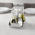 Petisqueira-Dupla-de-Vidro-com-Suporte-Italy-Champanhe-24cm-x-10cm-x-6cm-Wolff