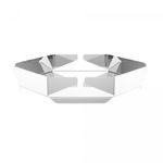Petisqueira-Dupla-de-Vidro-com-Suporte-Italy-Champanhe-24cm-x-10cm-x-6cm-Wolff