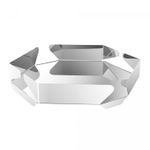 Petisqueira-Dupla-de-Vidro-com-Suporte-Italy-Champanhe-24cm-x-10cm-x-6cm-Wolff