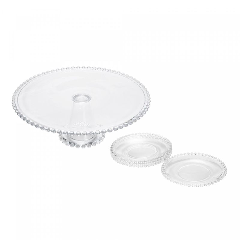 Conjunto-Prato-para-Bolo-e-4-Pratos-de-Cristal-Pearl-Wolff