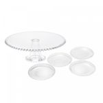 Conjunto-Prato-para-Bolo-e-4-Pratos-de-Cristal-Pearl-Wolff