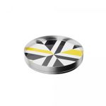 Bandeja-Redonda-Inox-Escovado-com-Fundo-de-Madeira-e-Vidro-Monarchy-31cm-Wolff