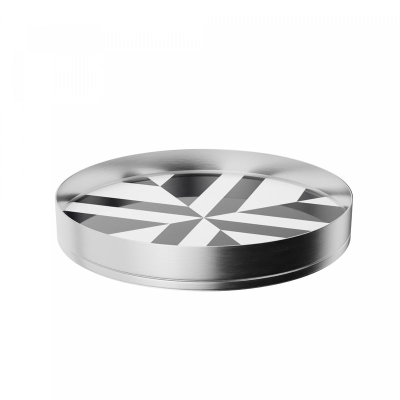 Bandeja-Redonda-Inox-Escovado-com-Fundo-de-Madeira-e-Vidro-Imagination-31cm-Wolff