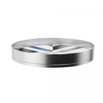 Petisqueira-Dupla-de-Vidro-com-Suporte-Italy-Champanhe-24cm-x-10cm-x-6cm-Wolff