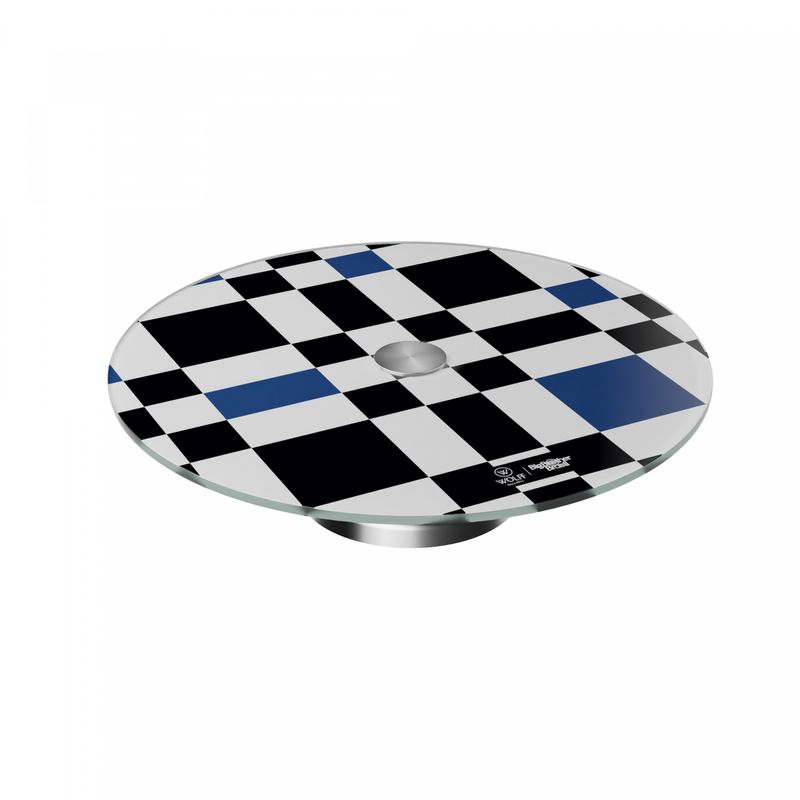 Petisqueira-Dupla-de-Vidro-com-Suporte-Italy-Champanhe-24cm-x-10cm-x-6cm-Wolff