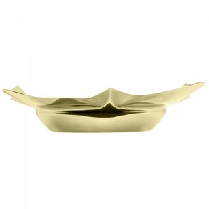 Petisqueira de Aço Inox Bonbon Champanhe 24cm x 18cm x 6,5cm - Wolff