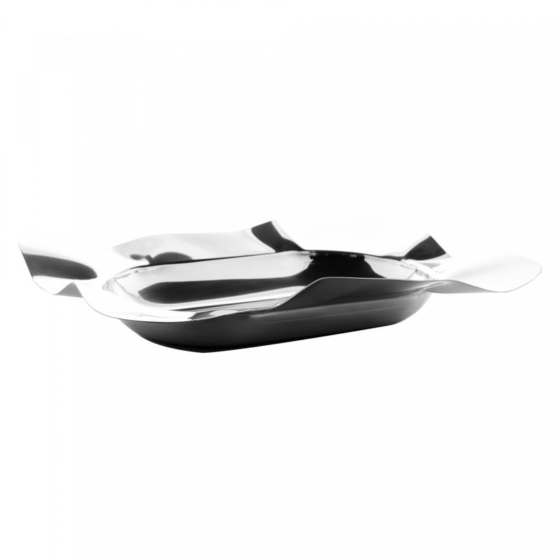 Petisqueira-Dupla-de-Vidro-com-Suporte-Italy-Champanhe-24cm-x-10cm-x-6cm-Wolff