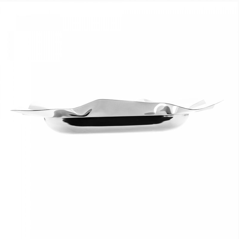 Petisqueira-Dupla-de-Vidro-com-Suporte-Italy-Champanhe-24cm-x-10cm-x-6cm-Wolff