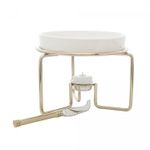 Rechaud-para-Queijo-Brie-de-Aco-Inox-com-Faca-14cm-Wolff