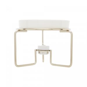 Rechaud para Queijo Brie de Aço Inox com Faca 14cm - Wolff