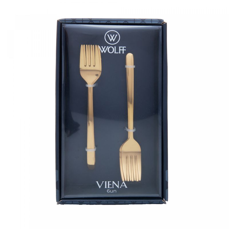 Conjunto-6-Garfos-para-Sobremesa-Dourado-Viena-Aco-Inox