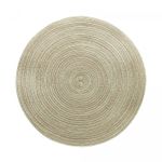 Jogo-Americano-6-Pecas-de-Poliester-Verde-e-Dourado-38cm-Wolff