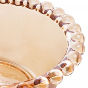 Bowl de Cristal Pearl Âmbar Metalizado 12cm x 4cm - Wolff