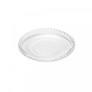 Prato de Cristal Pearl Clear 20cm - Wolff