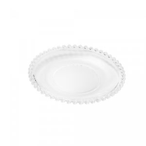 Prato de Cristal Pearl Clear 20cm - Wolff