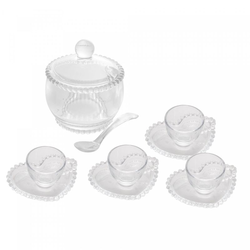 Conjunto-4-Xicaras-de-Cafe-com-Pires-Coracao-com-Acucareiro-e-Colher-Pearl-Wolff